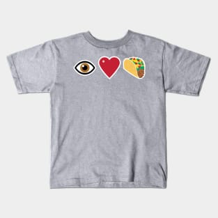 I Love Tacos Kids T-Shirt